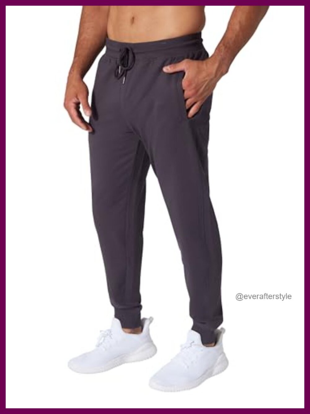 Mens Tactical Cargo Pocket Jogger Pants Stretch Elastic Waist
